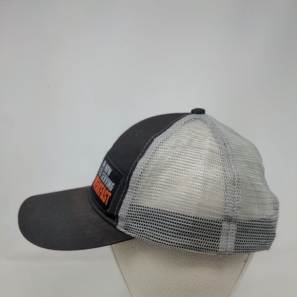 Taco Bell Now Serving Breakfast Snapback Trucker Hat Multi RG Employee - Picture 3 of 8